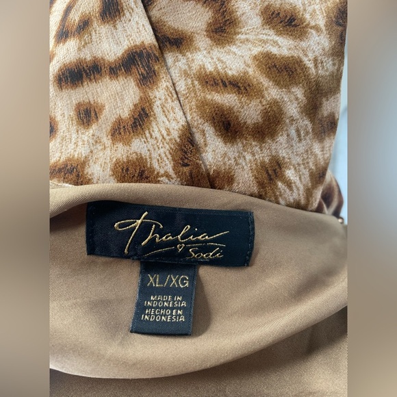 Thalia Sodi Leopard Print Layered Camisole - Picture 4 of 5